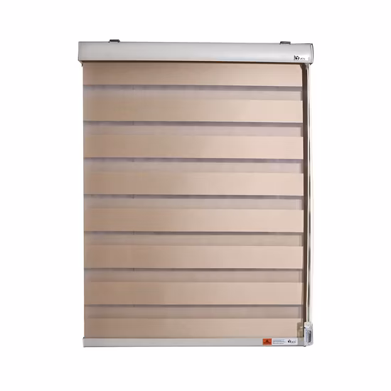 Tissu de rouleau de protection solaire en PVC imperméable et ignifuge Tissu zébré