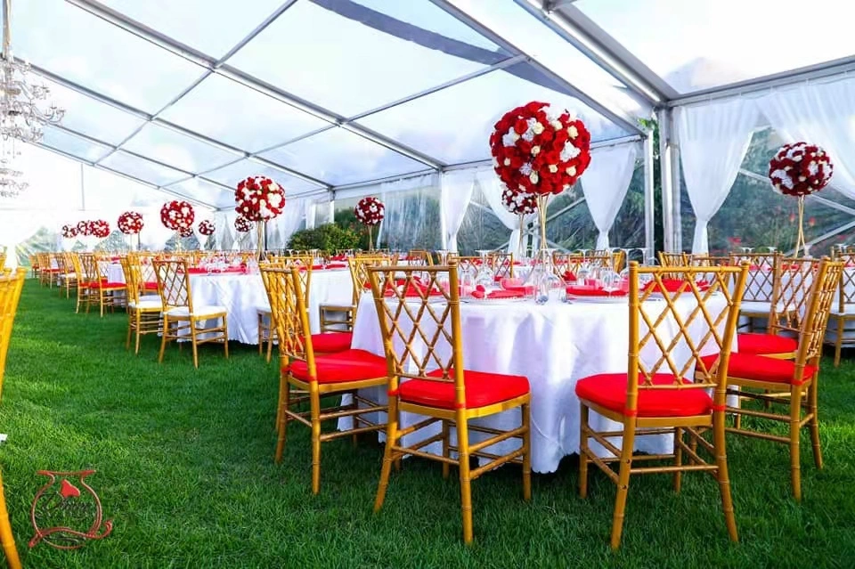 500 Seater Ideal Outdoor Large Clear PVC Fabric Transparent Tents for Wedding Party