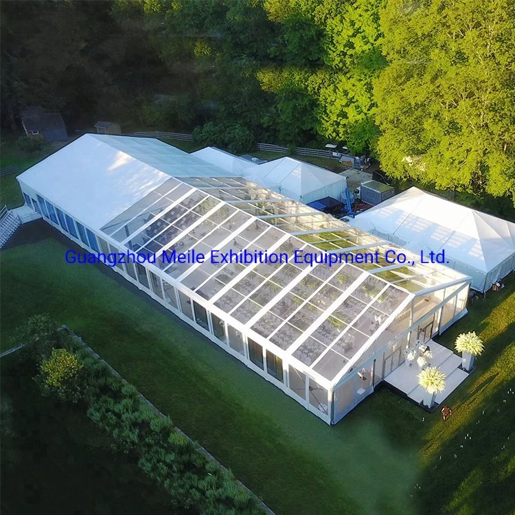 1000 People Clear PVC Wedding Tent Aluminum Outdoor Tents for Events Marquee